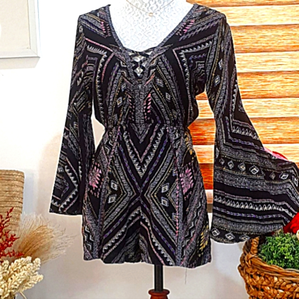 Colorful Angie boho romper